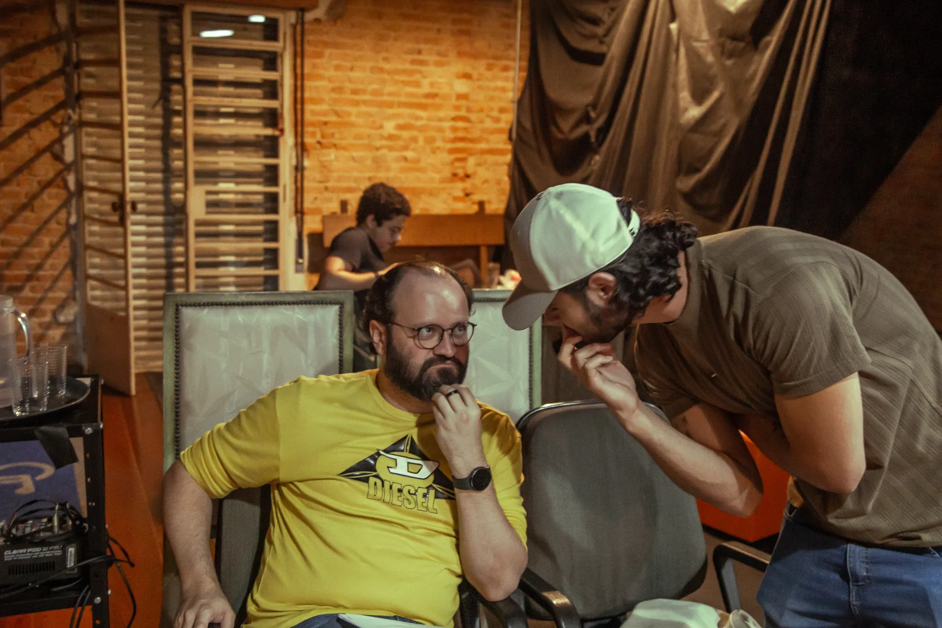 Diretor Filipe nos bastidores
